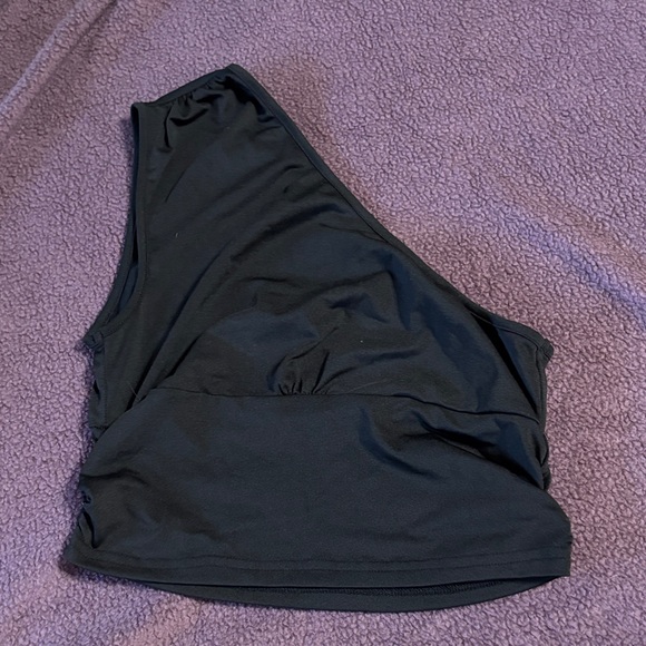 Black One-Shoulder Top - Picture 3 of 3